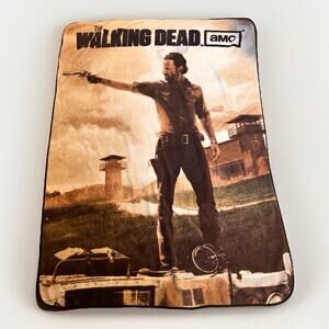 The Walking Dead AMC Rick Grimes 60x50 Throw Blanket Fleece